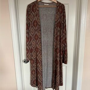 Maurice’s Aztec Duster Cardigan